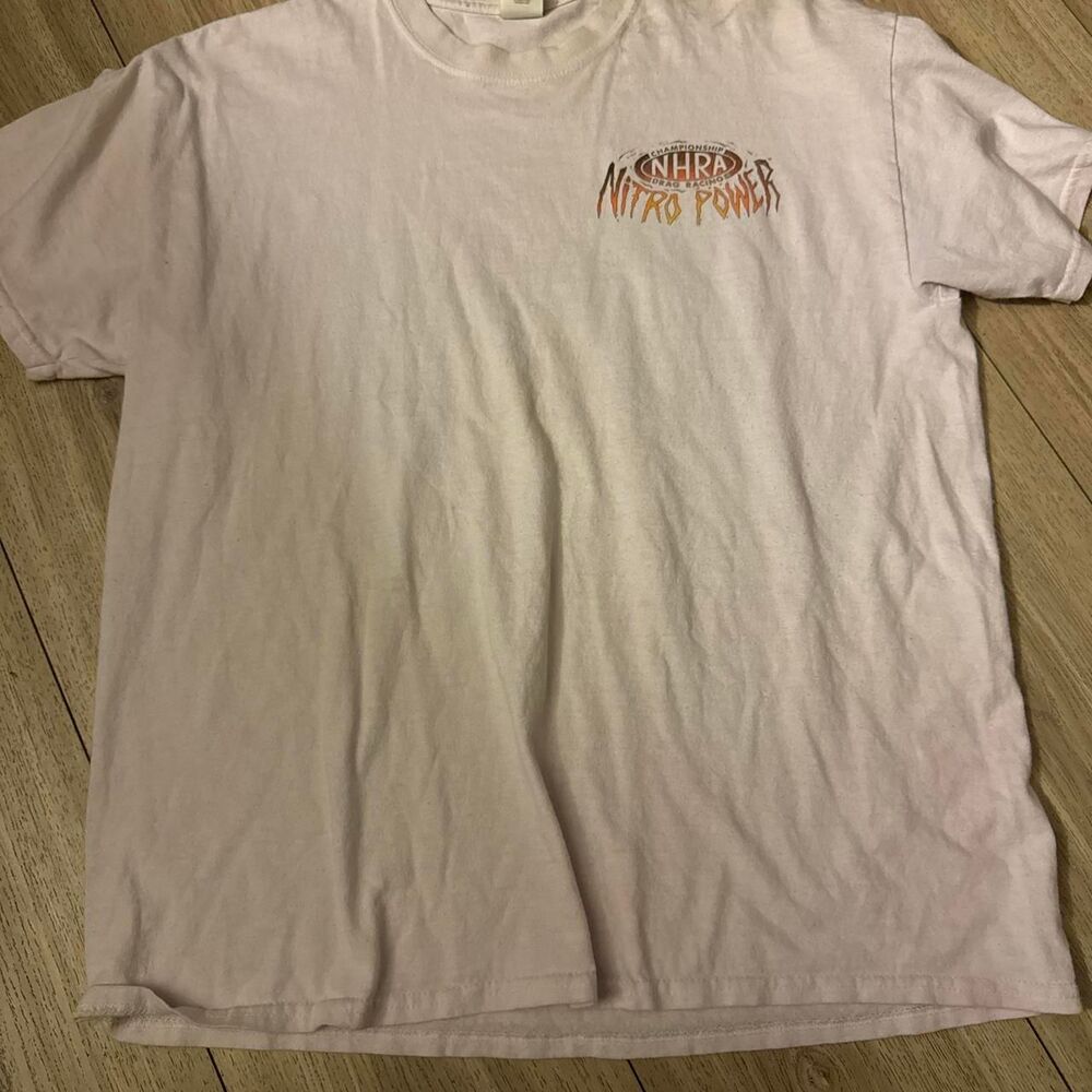 Unbranded Men's Pink and White T-shirt